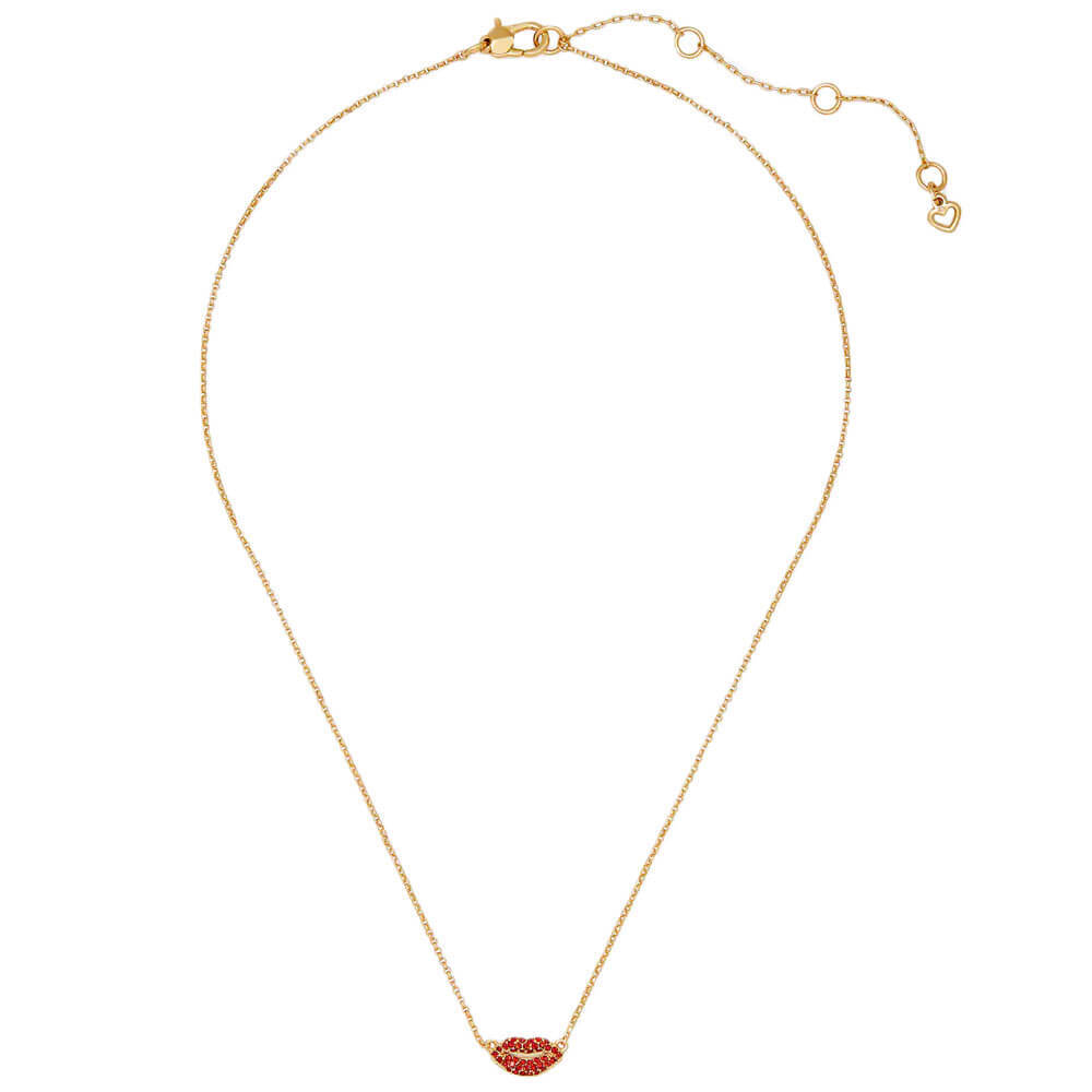 Kate spade online lips necklace